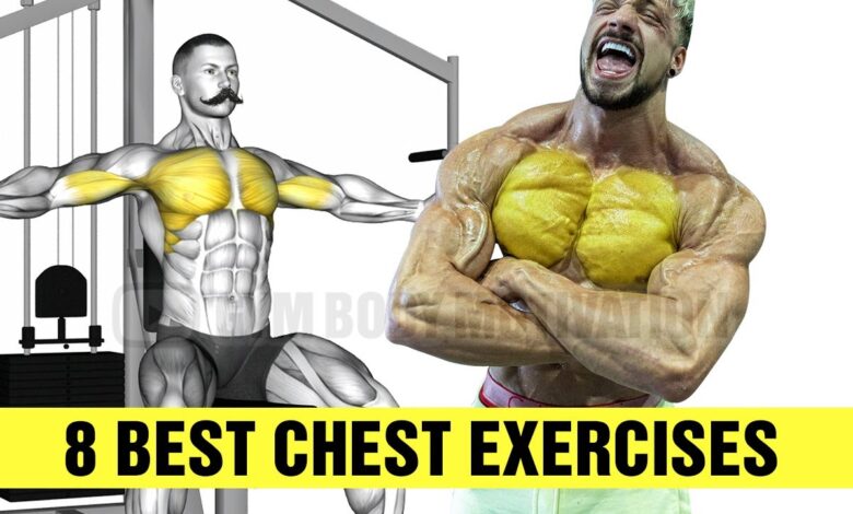 8 Fastest Effective CHEST Exercises Gym Body Motivation