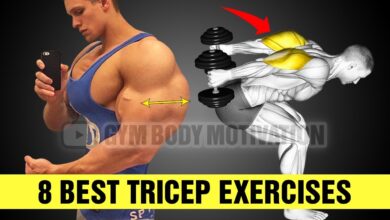 8 Most Effective Tricep Exercises Gym Body Motivation