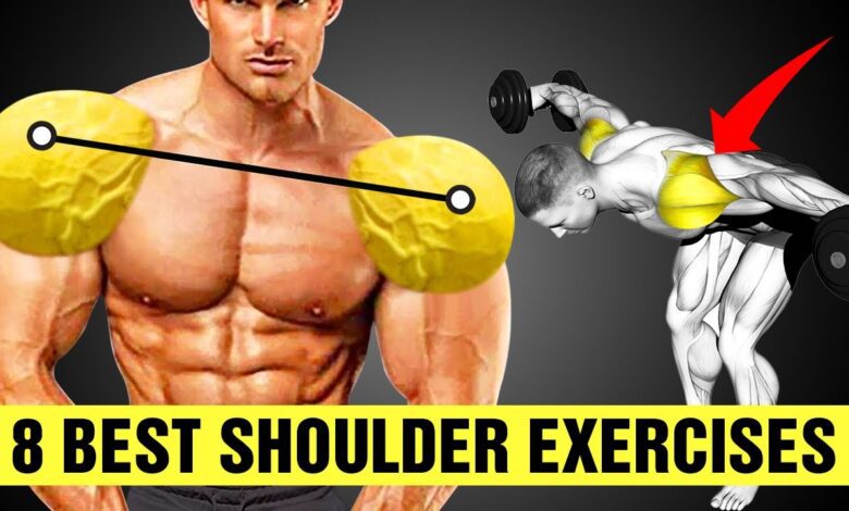 8 Shoulder Exercises for Boulder Shoulders Gym Body Motivation