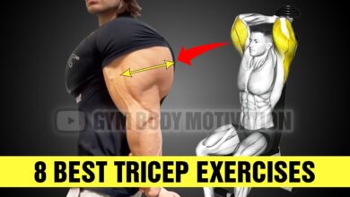 8 Triceps Exercises for Bigger Arms Gym Body Motivation
