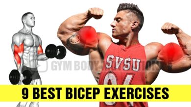9 Bicep Exercises for Bigger Arms Gym Body Motivation
