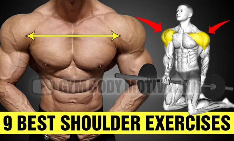 9 Quick Exercises For THICKER 3D Shoulders