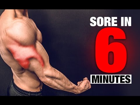Brutal Triceps Workout SORE IN 6 MINUTES