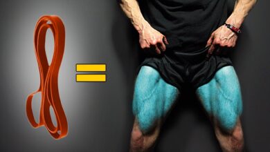 Build Bigger Legs with Bands NO WEIGHTS