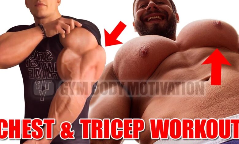 CHEST AND TRICEP WORKOUT FOR MASS