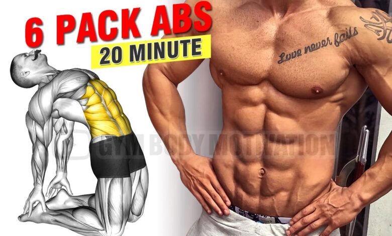 Complete 20 Min ABS Workout Gym Body Motivation