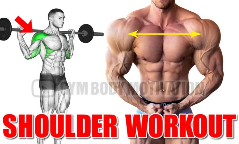 How to Get Wider Shoulders Fast Gym Body Motivation