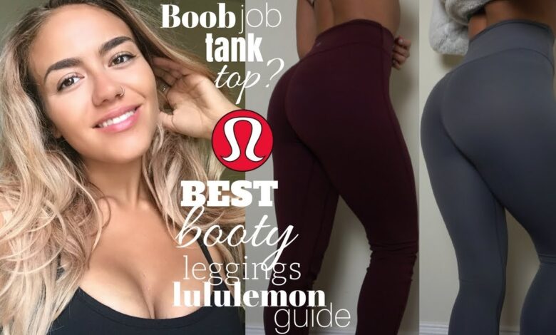 LULULEMON GUIDE Best Booty Leggings Boob Job Top