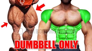 SHOULDERS LEGS and ABS WORKOUT WITH DUMBELLS ONLY