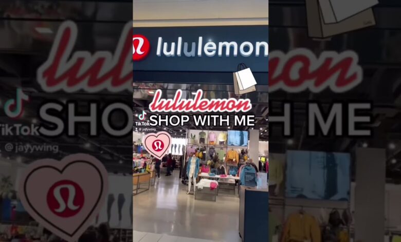Shop at lululemon with me
