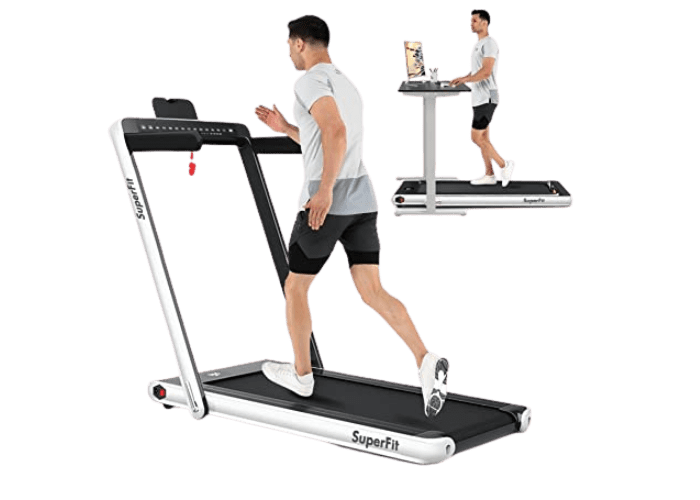 Goplus Superfit 2-in-1 Folding Treadmill