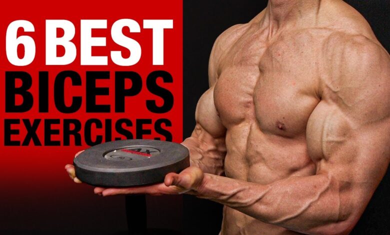 6 BEST Biceps Exercises DONT SKIP THESE