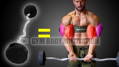 6 EZ Barbell Exercises For Bigger Arms