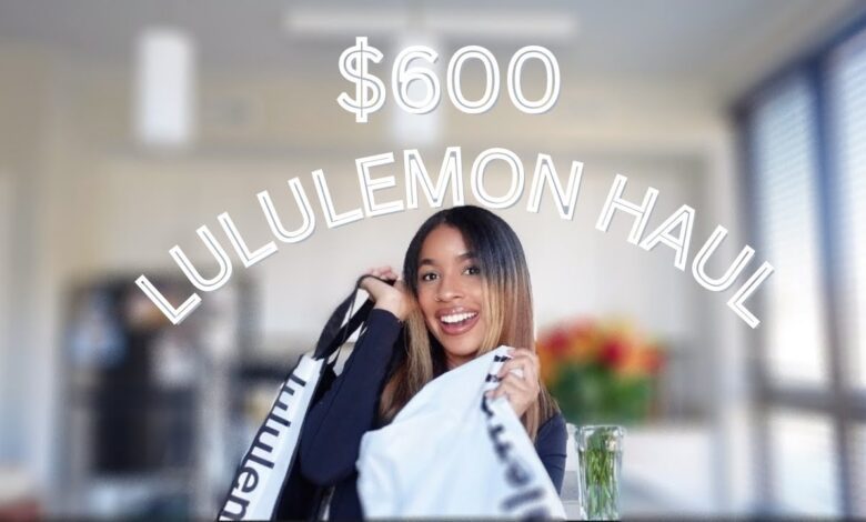 600 LULULEMON TRY ON HAUL FALL MUST HAVES