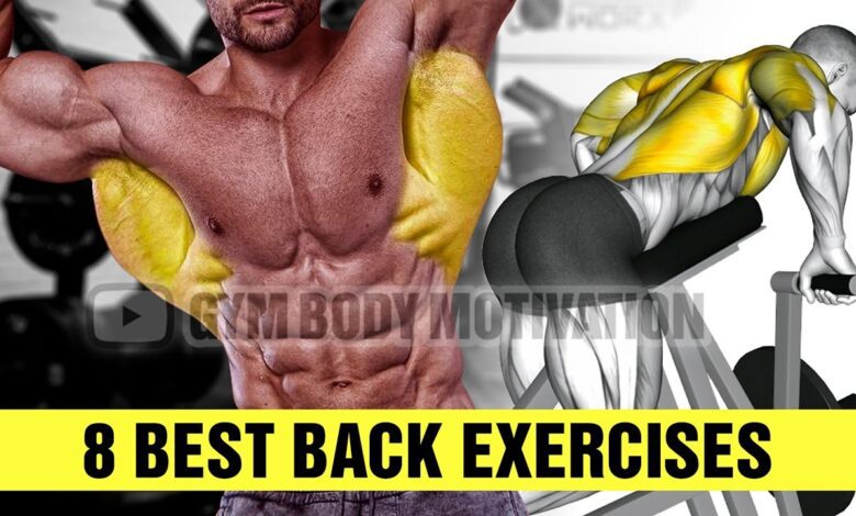 8 BEST Exercises For a WIDER BACK Gym Body