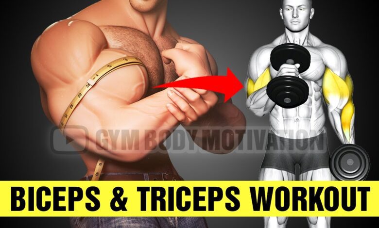 Complete Biceps and Triceps Workout For Bigger Arms