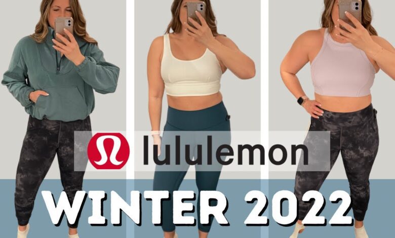 LULULEMON NEW RELEASES WINTER 2022