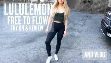 Lululemon Free to Flow Leggings Try On Review
