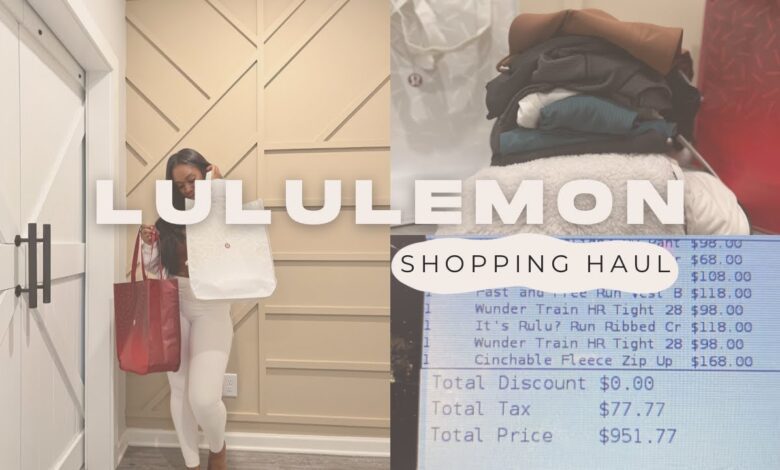 Lululemon TryOn Haul What 950 will get you from