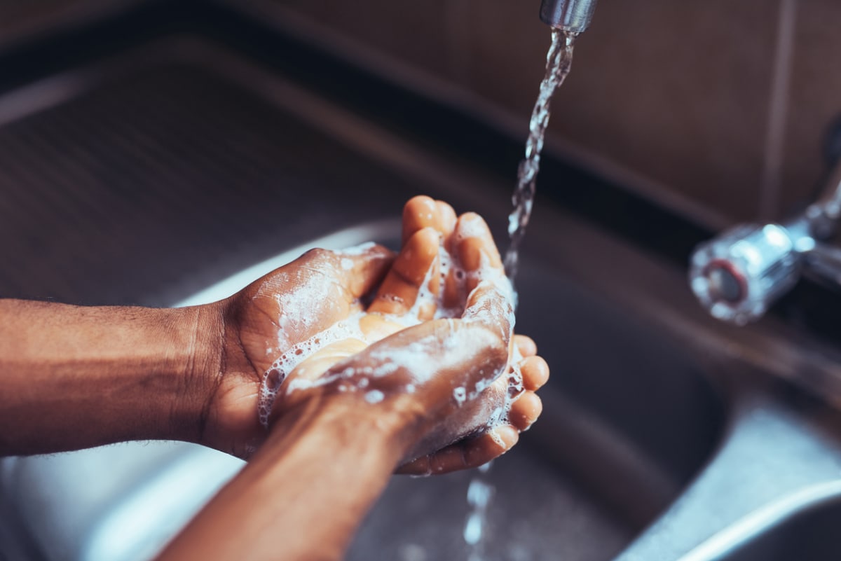 best water temperature hand washing
