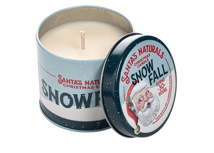 Santa's Naturals candle
