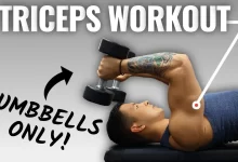 tricep exercise is most effective with dumbbells